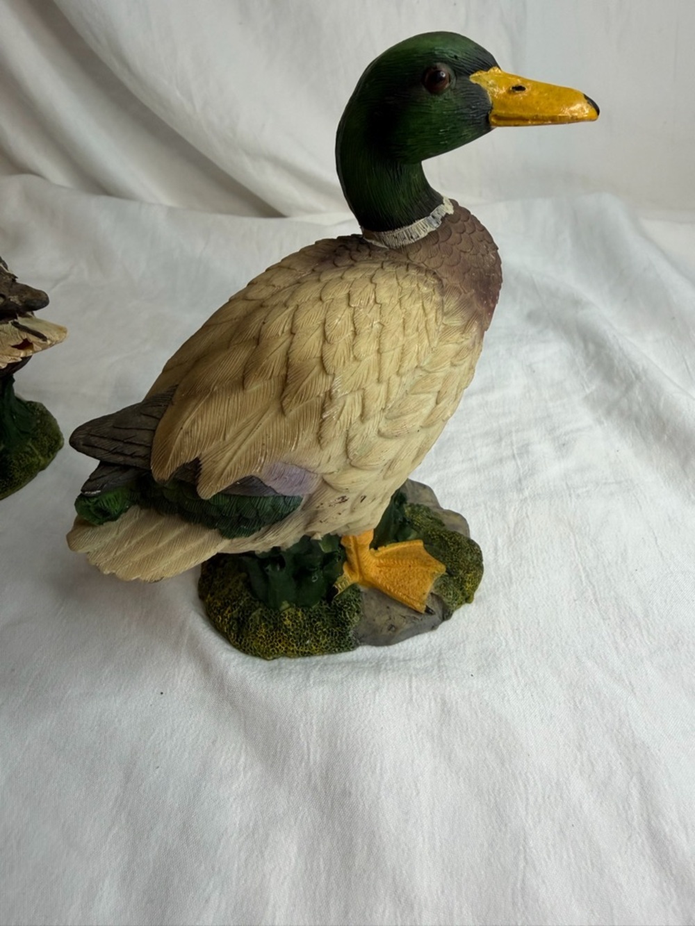 Yardworks Originals Decorative Duck Figurines - Mallard & Canvasback - Set of 2 - Picture 13 of 16